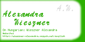 alexandra wieszner business card